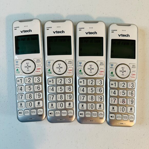 VTech Bluetooth Cordless telephones 4 handsets answering machine connect to cell - Picture 8 of 12